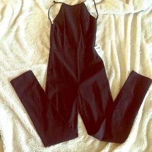 Backless, form-fitting jumpsuit - medium